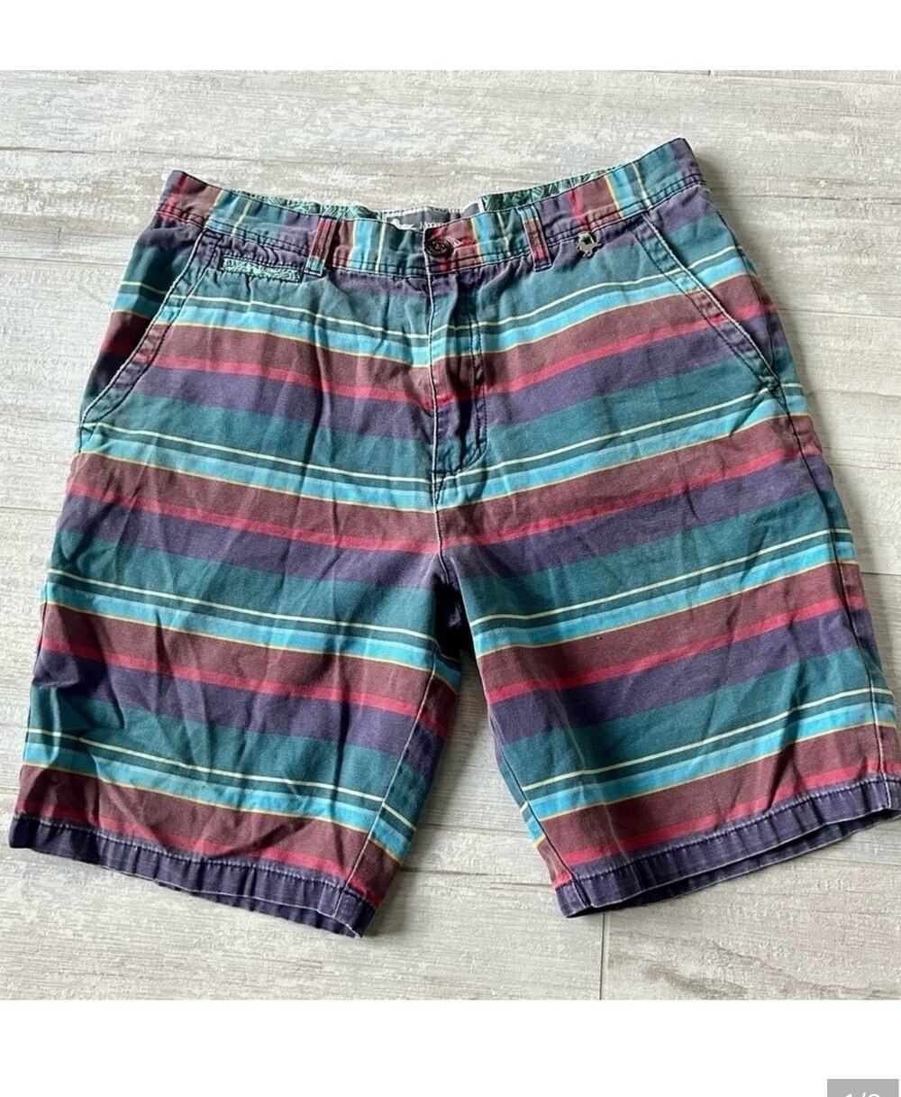 Modern Amusement Striped Chino Shorts Size 34
